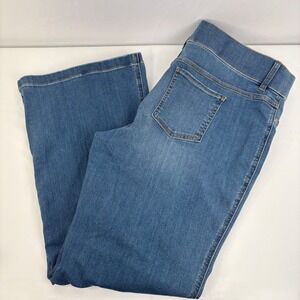Spanx Flare Jeans Vintage Indigo Pull On High Rise 20456Q Womens 3X Petite NWT